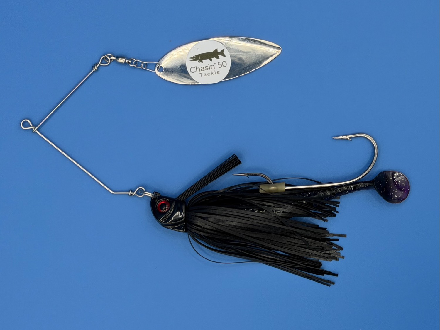 Chasin'50 Weed Rig Black/Nickel with weed guard
