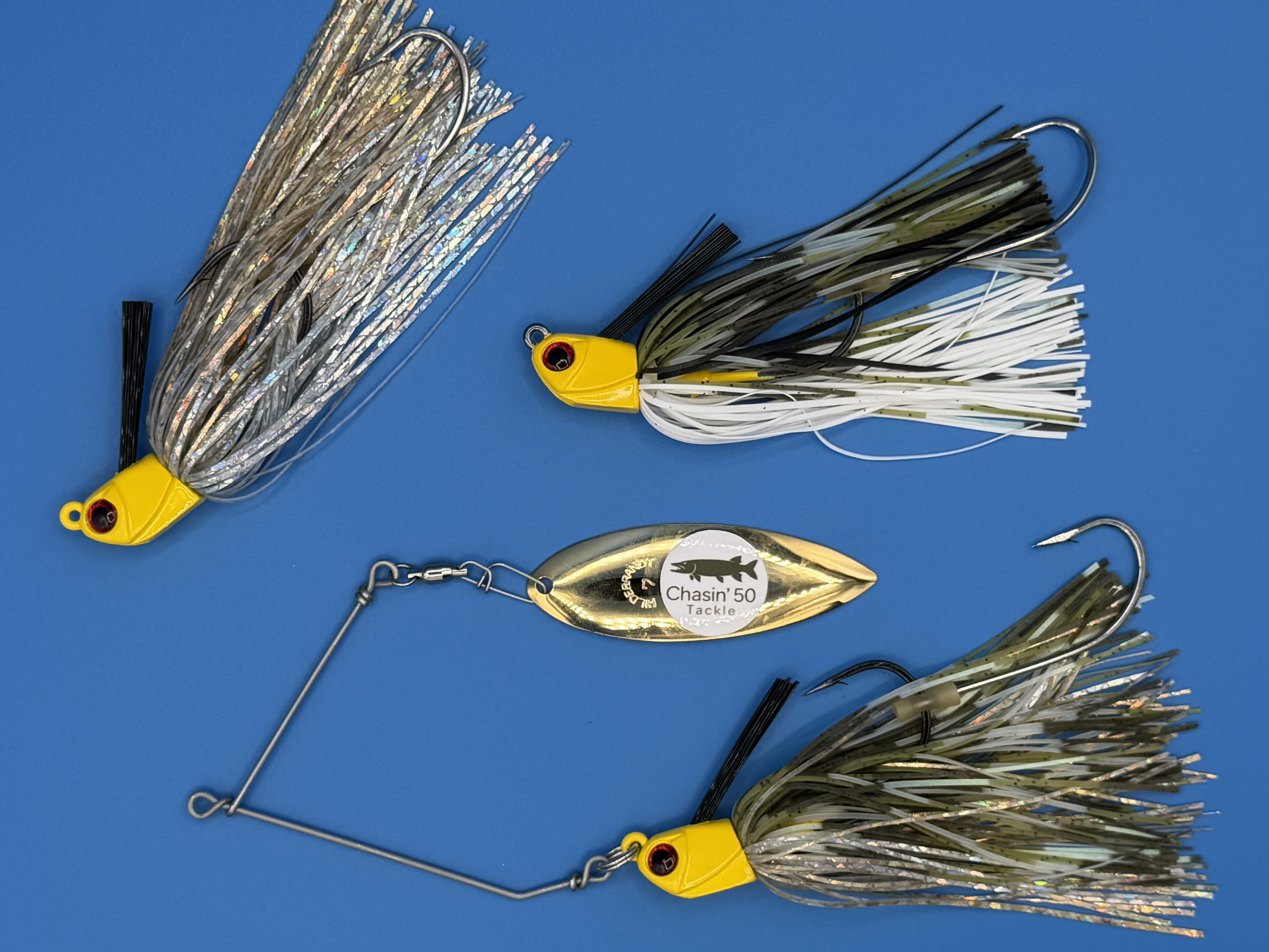 Weed Rig perch color variations